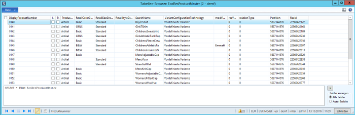 Microsoft Dynamics AX: vererbte Tabellen