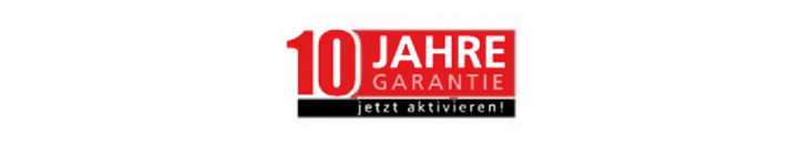 10-Jahre Garantie Siegel